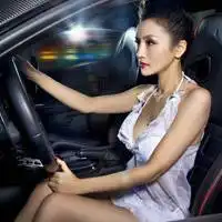 开车法拉利美女头像微信头像图片大全