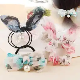 亏本清仓合集萌物小清新马尾发圈发绳弹力皮筋少女发饰耳饰