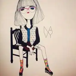 谁有可以当做qq头像的漫画少女图片要很酷很可爱长头发,冷门一点