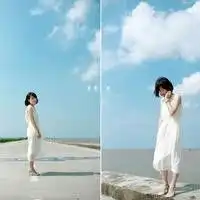 有没有背景是海的女生头像不要潜水的越多越好