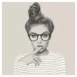 素描这样留白,营造的气氛更强