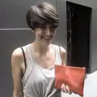 黑白短头发女生头像微信头像图片大全