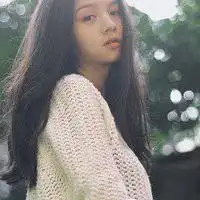 绿色背景唯美美女头像微信头像图片大全