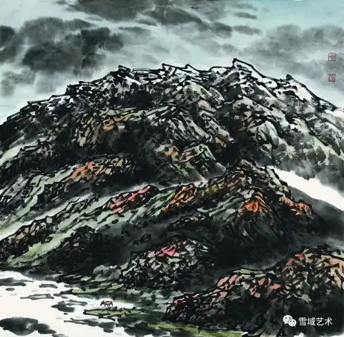 吉祥高原西藏自治区书画艺术研究院精品展作品集上