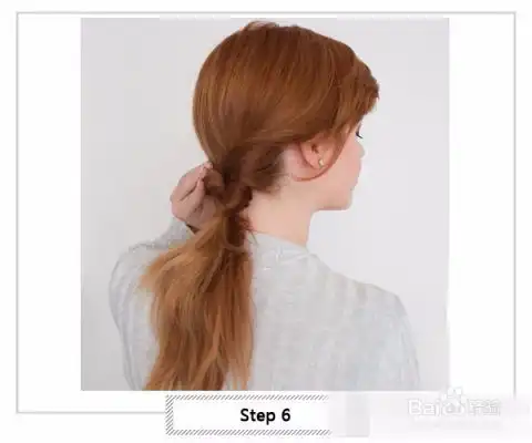 欧美风格的盘发教程