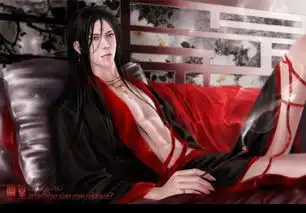 古风红衣美男