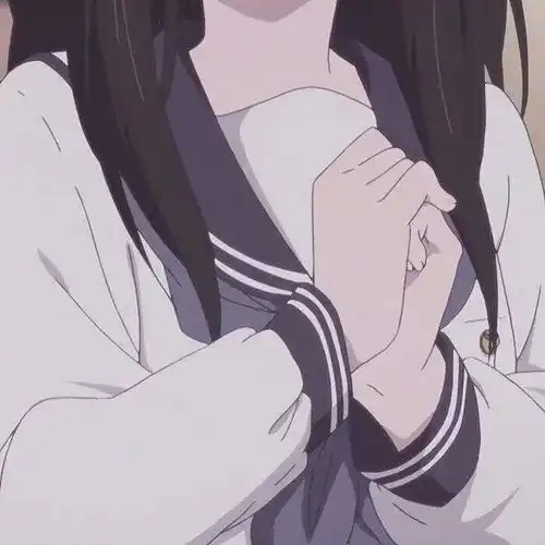 学院风jk女头动漫部位女生头像