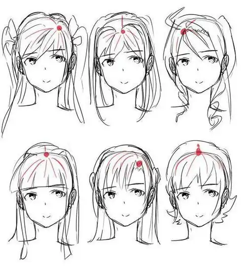 经验动漫人物头发怎么画