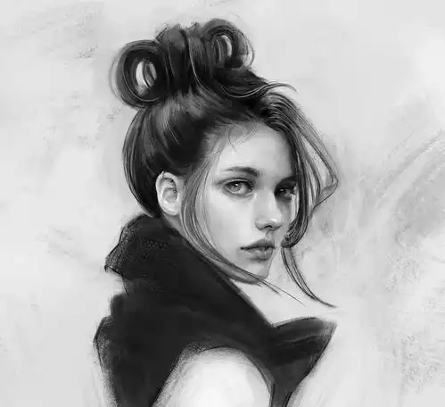 画里的美女,个个楚楚动人,宛若天仙