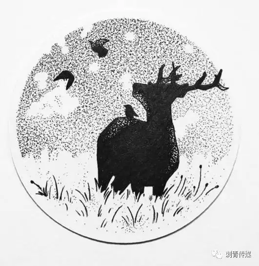 影子艺术剪影刺青