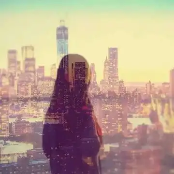模糊头像女生虚幻好看的虚影模糊不清女生头像