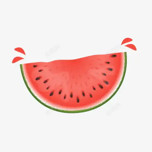 红色圆弧西瓜美食与安娜苏免抠png设计图片免费下载页面网页平面电商创意素材卡通西瓜素材