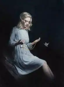 彩铅美女肖像画,你一定会喜欢