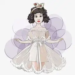 清新柔色梦幻童话小公主2图片素材其他格式下载动漫人物大全