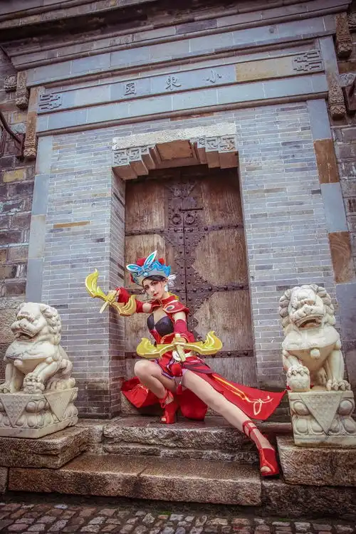 游戏cos丨王者荣耀霸王别姬见过混血美女cos虞姬吗