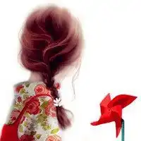 彩绘头像女生侧面微信头像图片大全