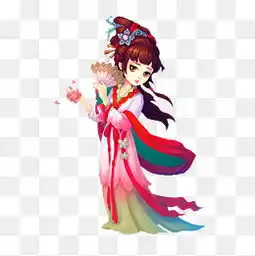 免费下载古装动漫美女图片大全千库网png