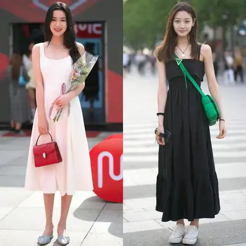 杭州女生真会穿看她们的街拍搭配,又a又甜