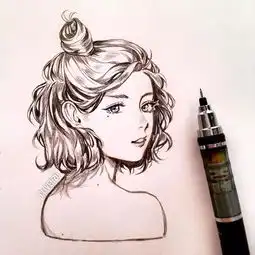 绝美漫画女孩手绘,都注入了灵魂美丽又令人目眩