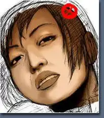 photoshop鼠绘个性美女头像