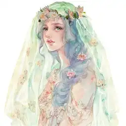 2018浪漫唯美素描女生头像你教会我什么是失眠还是沉默