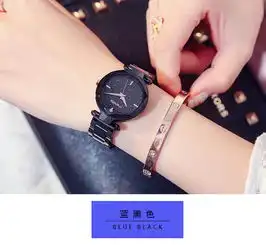 高端系列手表女士学生时尚潮流防水石英表腕表休闲简约星空女表时装表qgn088