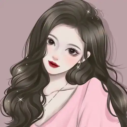 女生头像在一切破旧褪色中,请你永远闪烁