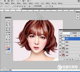 ps把楚楚可怜的美女转为仿手绘插画教程