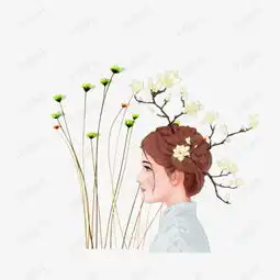 38女王节手绘小清新女孩素材图片免费下载高清psd千库网图片编号10011241