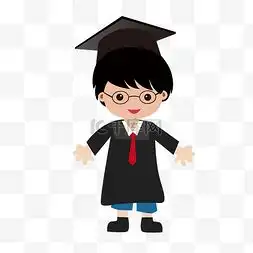 戴博士帽卡通人物图片戴博士帽卡通人物图片素材免费下载千库网