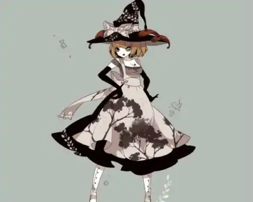 黑暗唯美病娇哥特风萝莉插画建议wifi下打开,链接在评论第一条