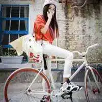 自行车头像女生微信头像图片大全