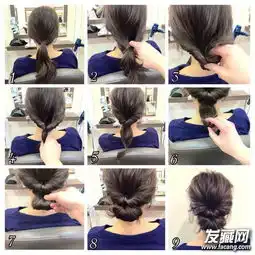 编织马尾花苞头发髻女生喜爱的梦幻发型4