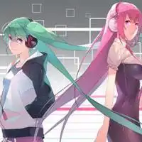 初音和巡音的闺蜜头像动漫初音和巡音头像一对