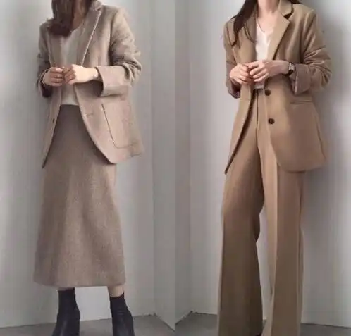 用纯色系打造低调又富有高级感的秋冬搭配