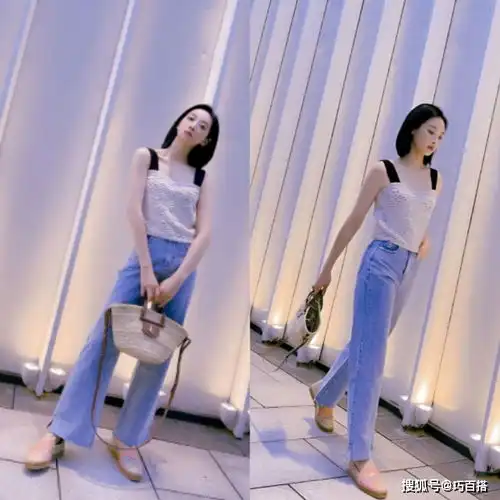 宋茜穿衣真有门道,放弃连衣裙改选牛仔裤,效果反而比以前更好了
