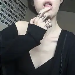 2018女生超拽纹身头像精选为我们曾经吹过的牛而奋斗