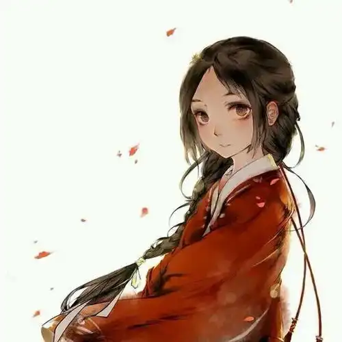 红色系古风女生头像绵绵更在三生后谁隔世读关鸠