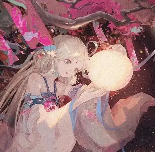 超精美古风动漫头像你是藏在云层里的月亮