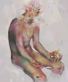 又酷又病娇的美少年来自日本画师的的一组神经质人像作品