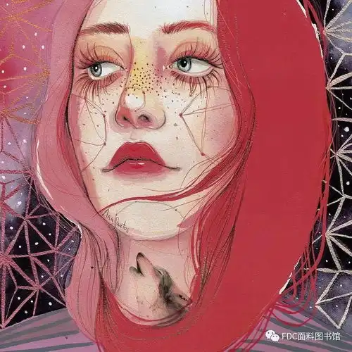 插画手作林间动物王国的鬼马精灵,细腻笔触记录自然的仙气少女anasantos