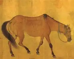 宋人画百马图卷