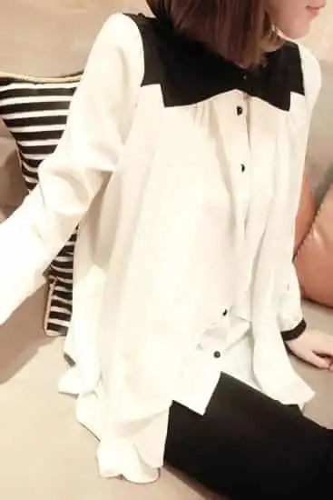 什么样的衬衫显瘦韩版修身长袖衬衫推荐