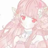 粉色少女头像可爱粉色系美少女头像