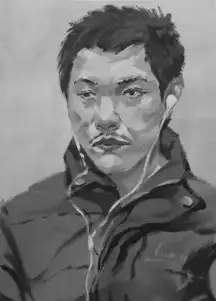 90分钟男青年素描头像