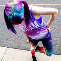 麻烦大家你们有穿原宿星空类衣服的女生头像么