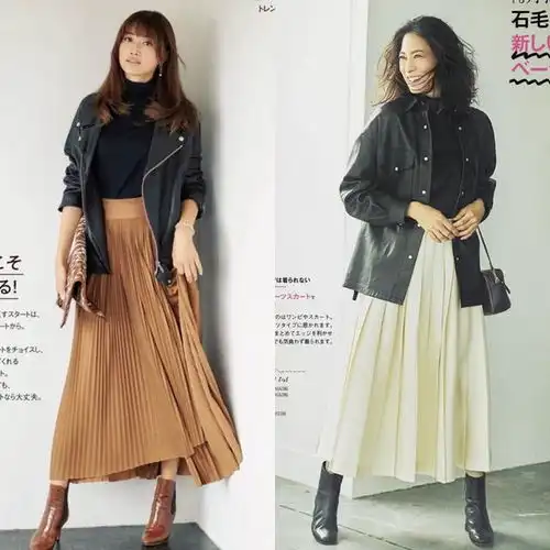 果然,这才是优雅女人的标配毛衣百褶裙,谁见都夸好看