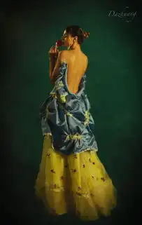 油画风乌克兰女孩