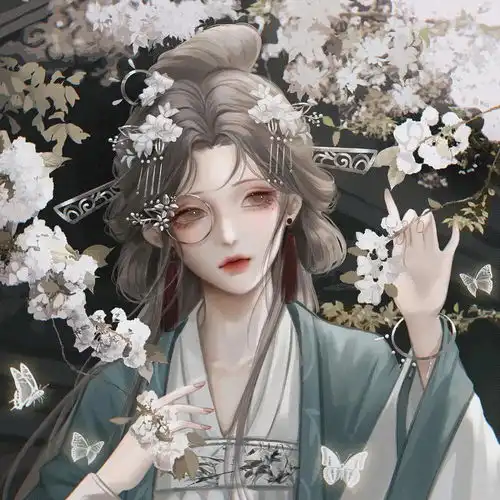 古风精美女生头像荒唐的不是岁月,是成长