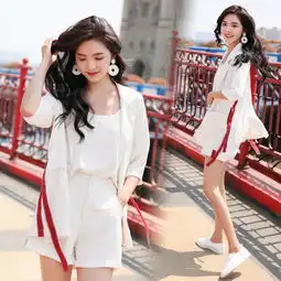 小个子女人,不穿魅力套装真浪费搭配小白鞋,芬芳迷人显优雅